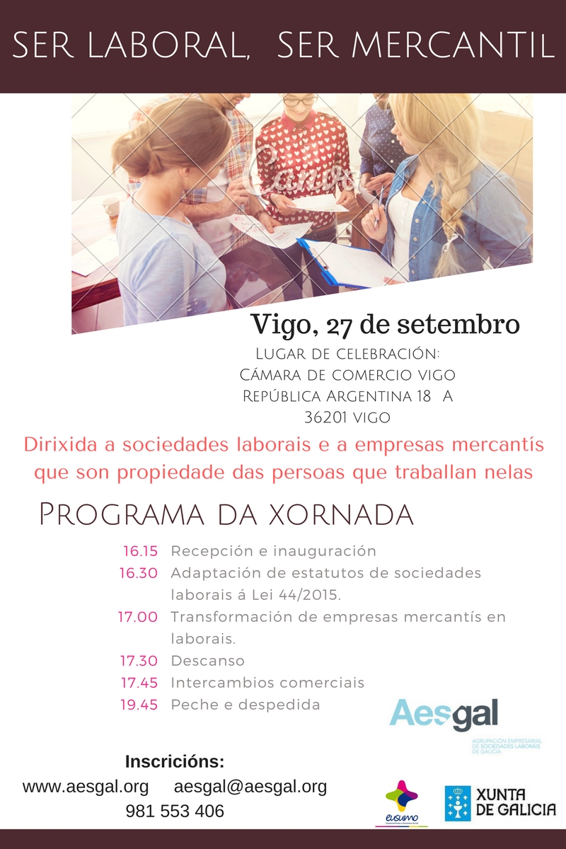 Programa Xornada Vigo Ser Laboral Ser mercantil